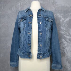 J CREW FACTORY Regular Fit Classic Denim Jacket Size S Medium Wash Americana